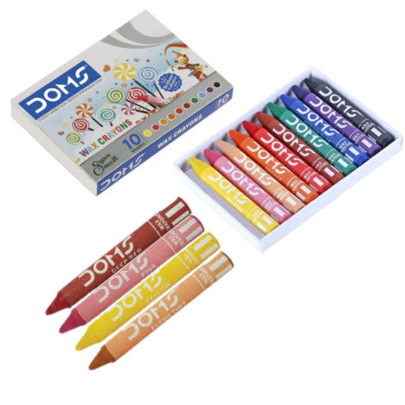 Doms WAX CRAYONS (10 Shades)