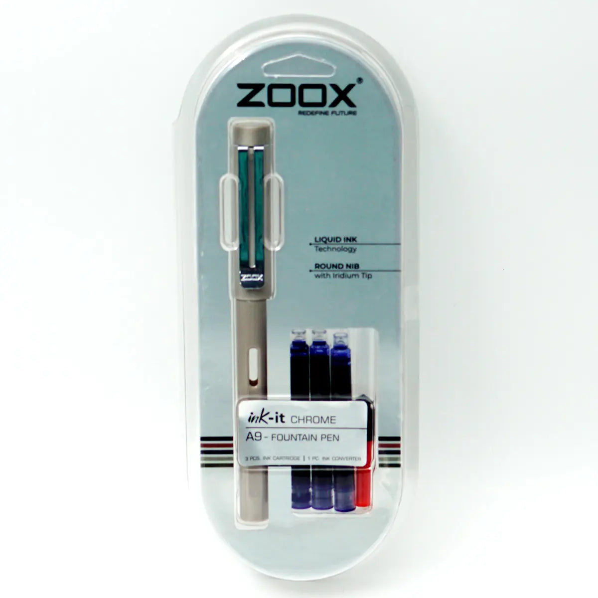 Zoox INK-IT CHROME A9 Fountain Pen