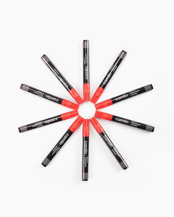 Camlin BOLD-E PERMANENT Marker (10 Pcs)