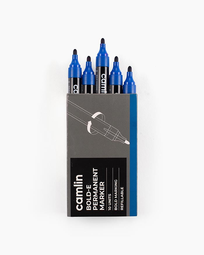 Camlin BOLD-E PERMANENT Marker (10 Pcs)