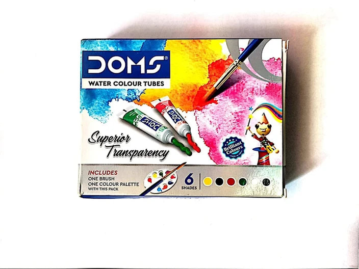 Doms WATER COLOUR Tube (6 Shades)