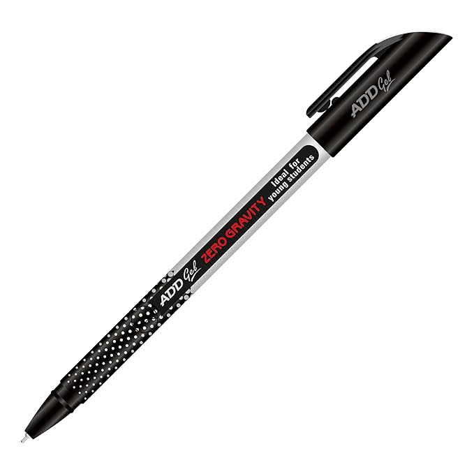 Zero Gravity Gel Pen- Black (Pack Of 5 Pens)