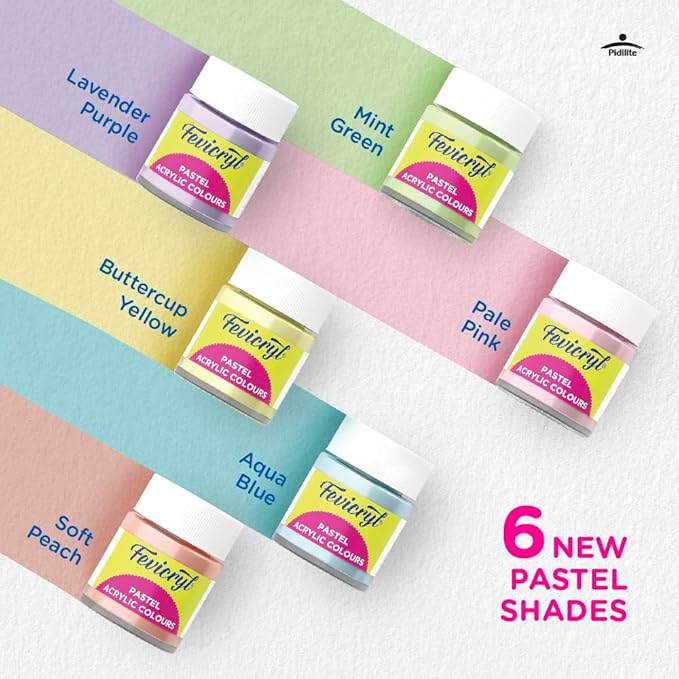 Fevicryl PASTEL ACRYLIC Colours