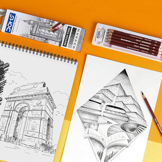 Doms DRAWING Pencil (Set of 6)