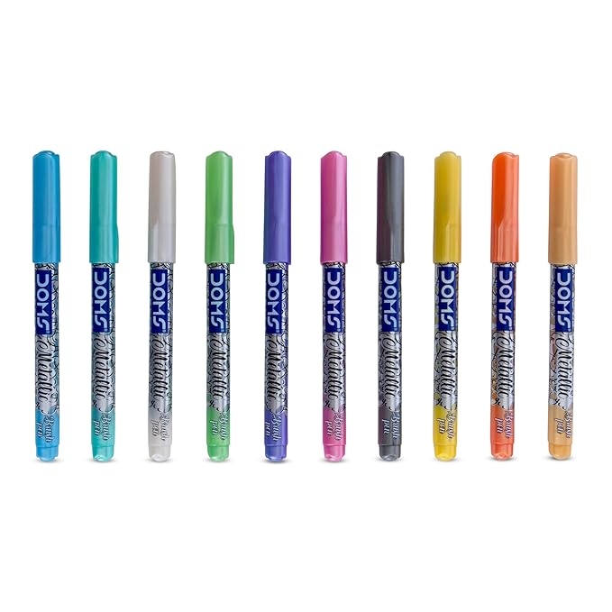 Doms METALLIC Brush Pen (10 Shades)