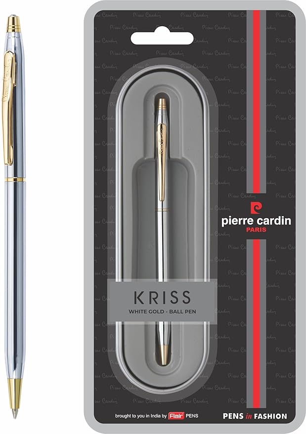 Pierre Cardin KRISS WHITE GOLD Ball Pen