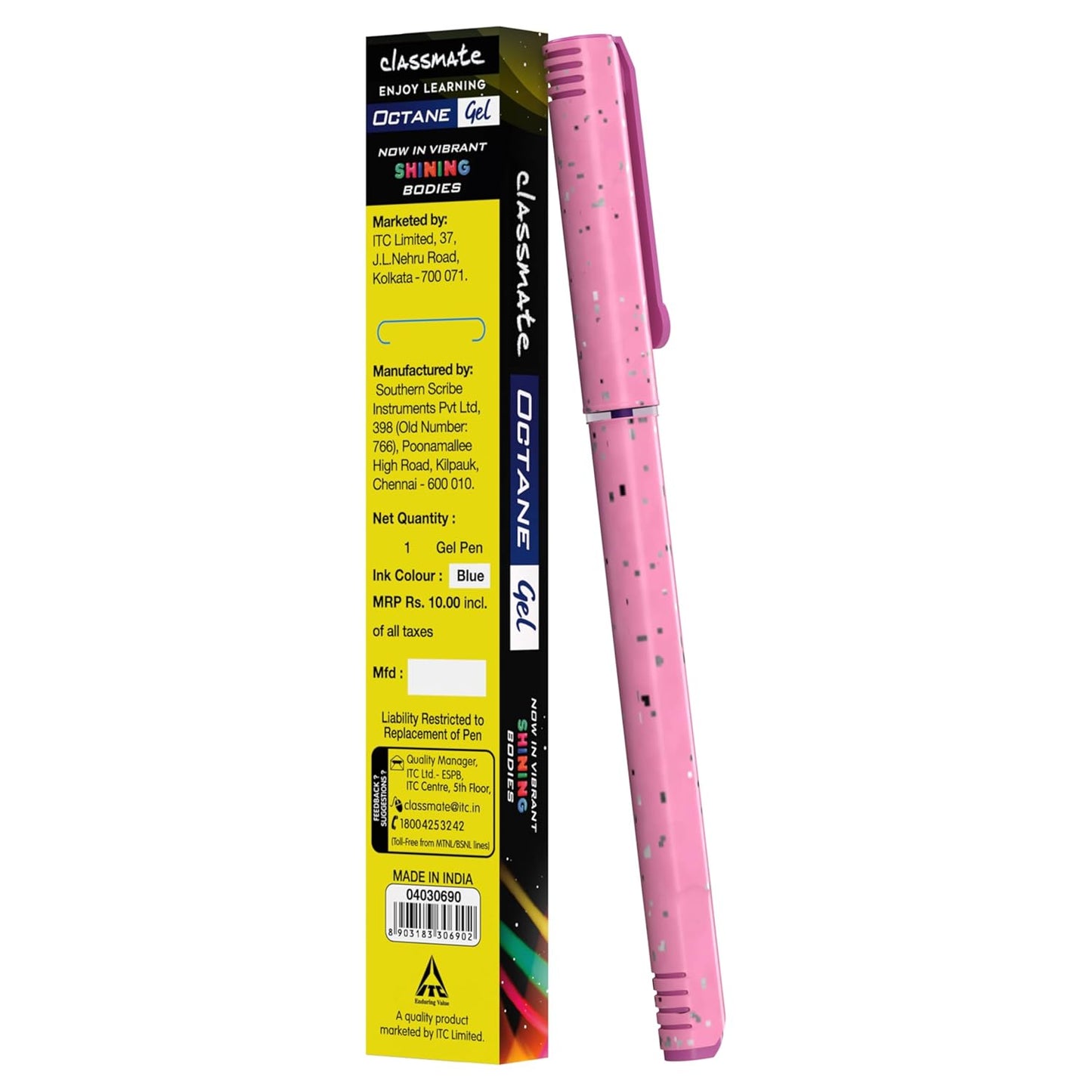 Octane GEL SHINING Pen (Pack of 10)