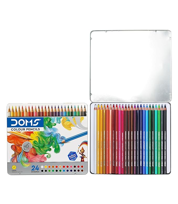 Doms FULL SIZE 24 Shades Pencil Colour