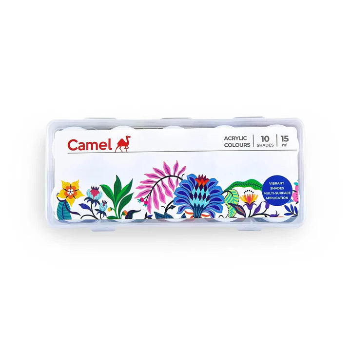 Camel ACRYLIC COLOURS 15ml (10 Shades)