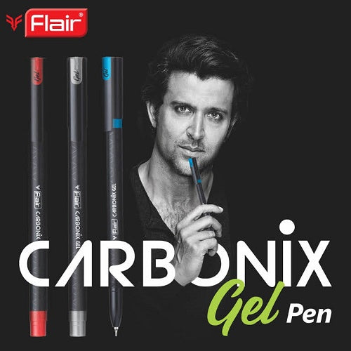 Flair CARBONIX Gel Pen (Pack of 10)
