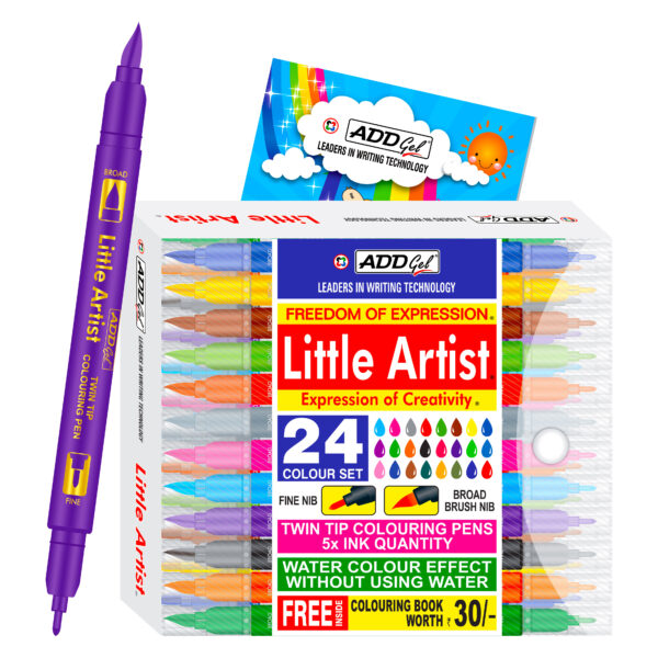 Add Gel LITTLE ARTIST 24 Dual Tip Pens