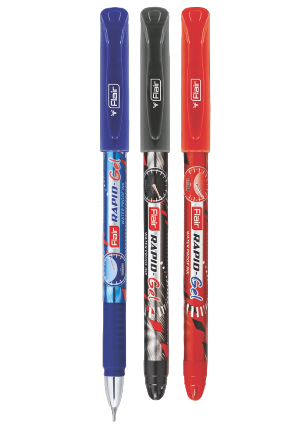 Flair RAPID Gel Pen (Pack of 10)