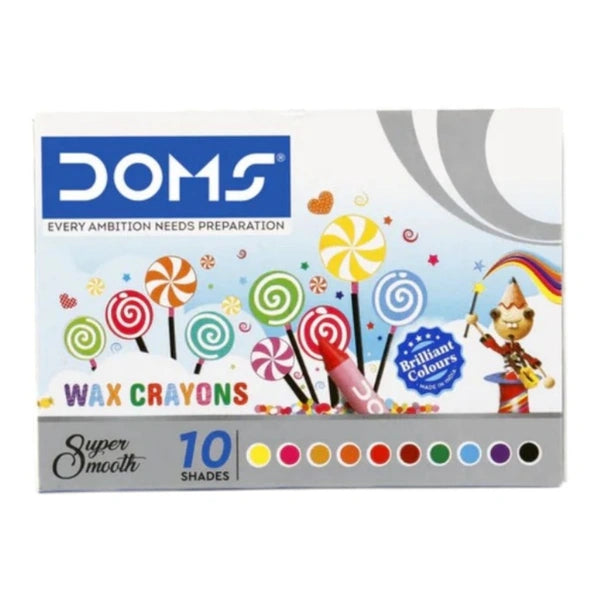 Doms WAX CRAYONS (10 Shades)