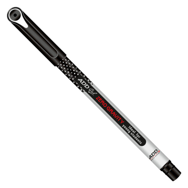 Zero Gravity Gel Pen- Black (Pack Of 5 Pens)