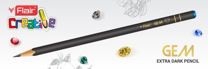 Flair Creative GEM Pencil (Pack of 10)