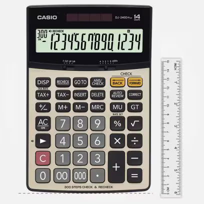 DJ-240D PLUS CHECK Calculator
