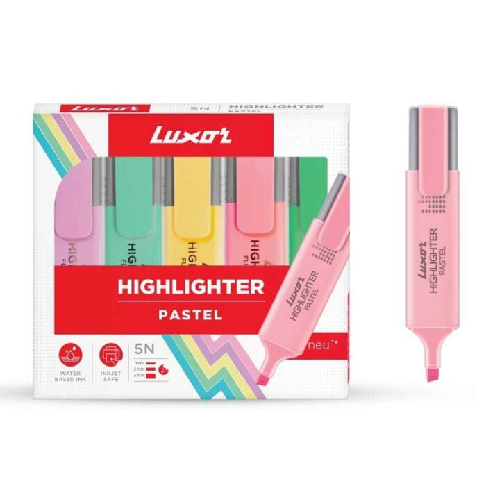 Luxor PASTEL HIGHLIGHTER (Set of 5)