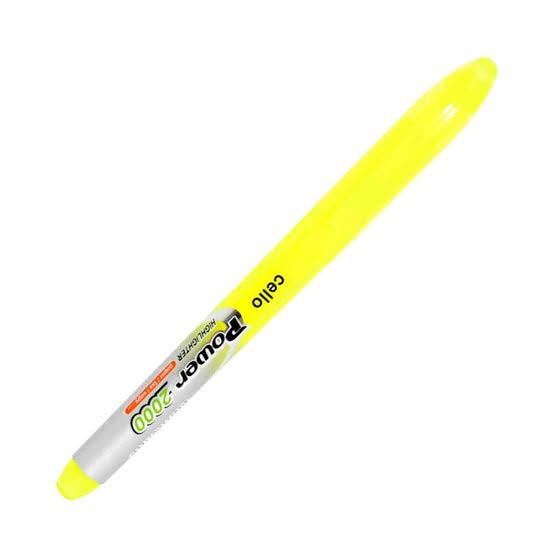 Cello POWER Highlighter YELLOW (Pack of 10) - Main Image