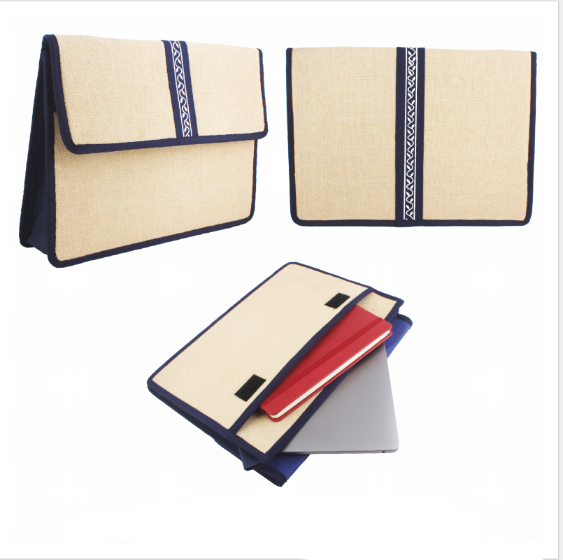 MIDNIGHT BLUE BUSINESS Jute Folder
