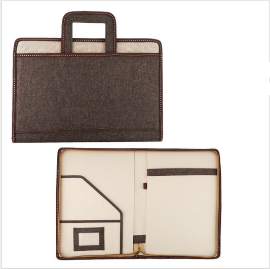 The EARTH SATCHEL Jute Folder