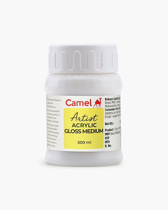 Camel Artist Acrylic Gloss Medium 500ml