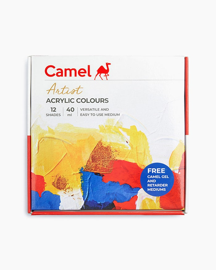 Camel Artist Acrylic Colour 40ml (12 Shades)
