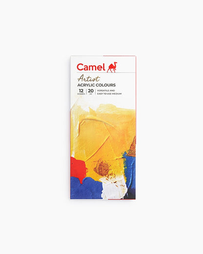 Camel Artist Acrylic Colour 20ml (12 Shades)