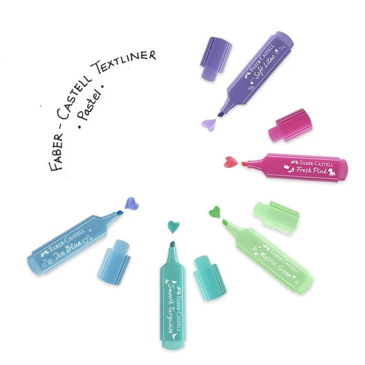 Faber-Castell PASTEL TEXTLINER  (Pack of 2)