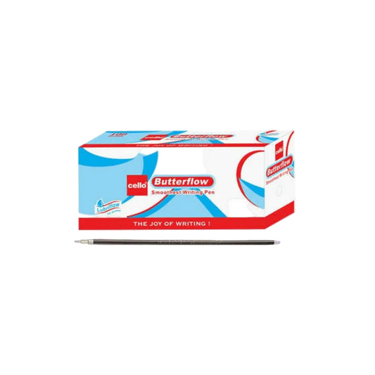 Cello BUTTERFLOW Ball Pen Refill (10Pcs)