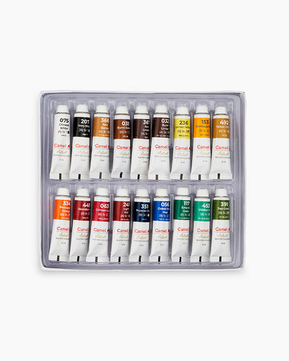 Camel Artist Water Colour Tube 9ml (18 Shades)