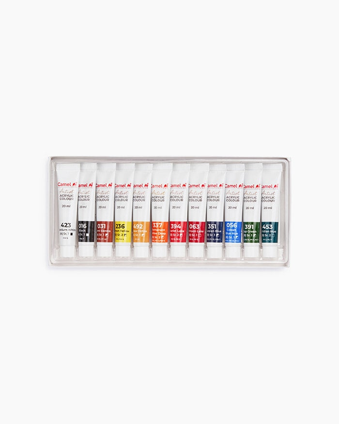 Camel Artist Acrylic Colour 20ml (12 Shades)