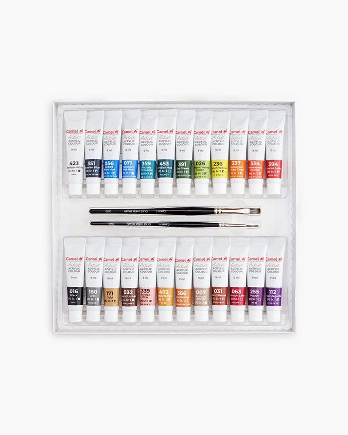 Camel Artist Acrylic Colour 9ml (24 Shades)