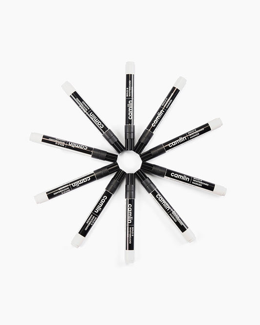 Camlin BOLD-e WHITE Board Marker (10 Pcs)