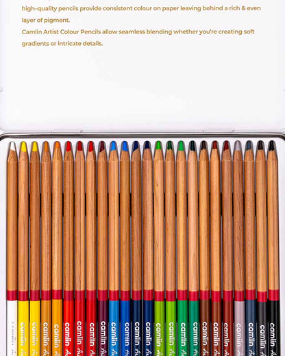 Camlin Artist Colour Pencil (24 Shades)