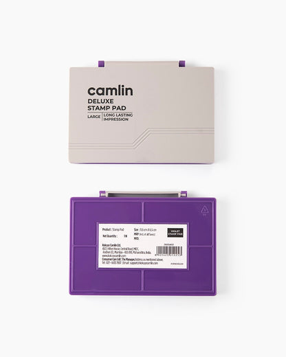 Camlin Stamp Pad Large- Voilet (Pack of 2)