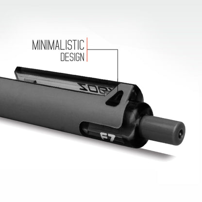 Zoox F7 Roller Gel Pen- Black