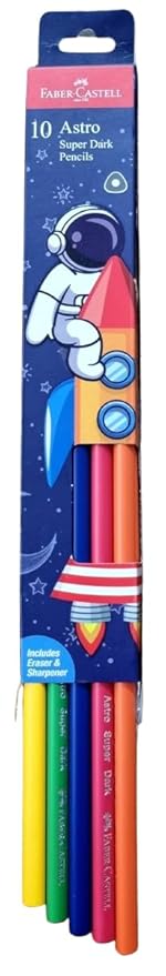 Faber-Castell ASTRO EXTRA DARK Pencils (Pack of 10)
