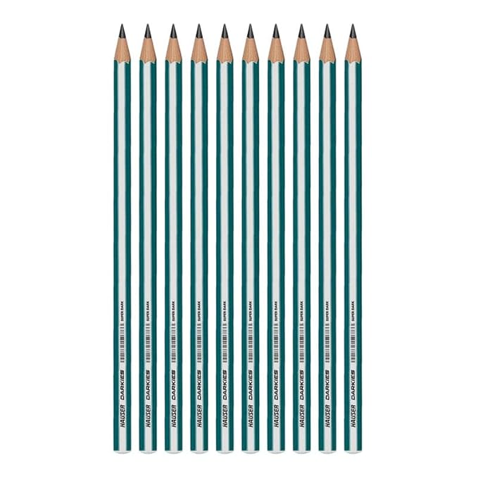 Hauser Artz DARKIES Wooden Pencil (10Pcs Box)