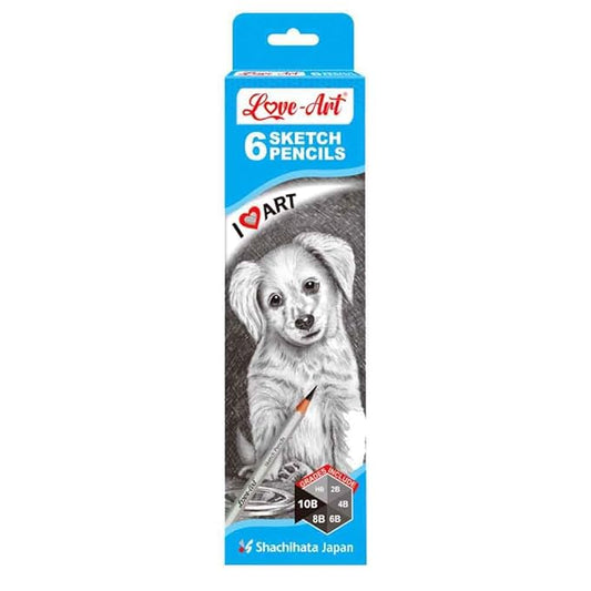Artline LOVE-ART SKETCH Pencil (Set of 6)