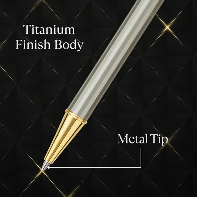 Pierre Cardin JEWEL-TITANIUM Roller Pen