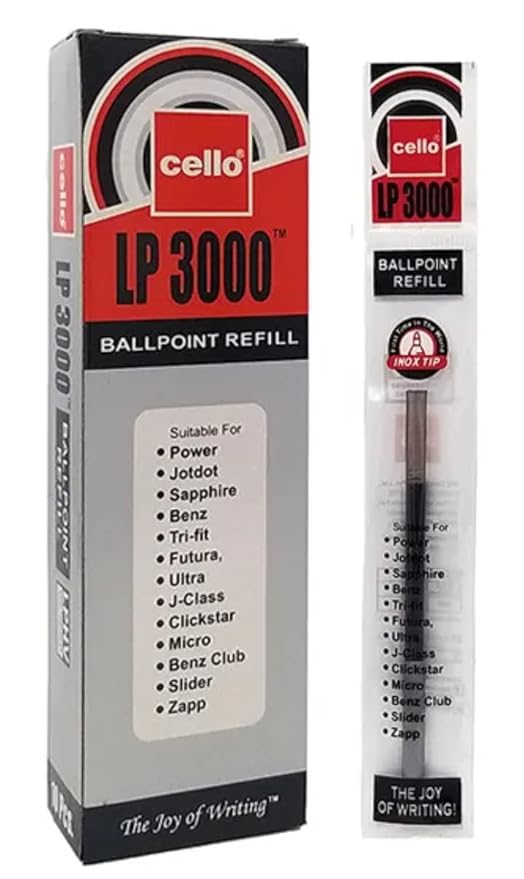 Cello LP 3000 Ball Pen Refill (10Pcs)