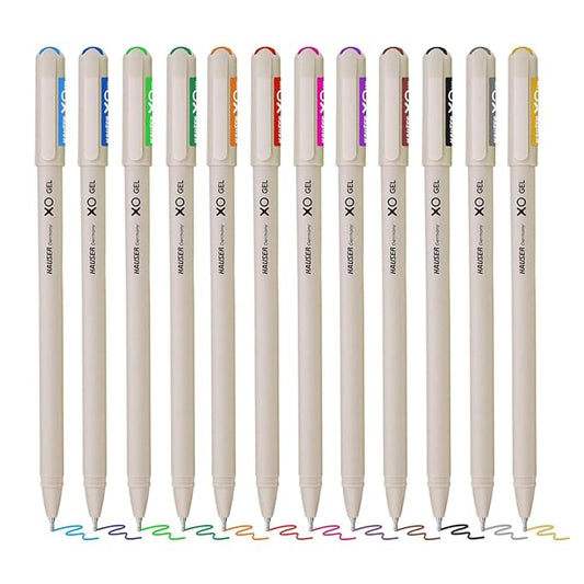 Hauser XO Gel Pen Assorted (Set of 12)