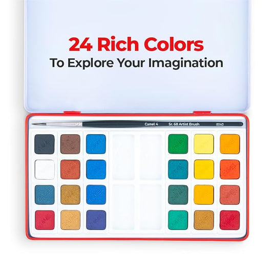 Camel ARTIST WATER COLOUR CAKE (24 Shades)