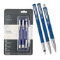 PARKER VECTOR STANDARD BALL PEN + ROLLER BALL PEN + FOUNTAIN PEN With Chrome Trim