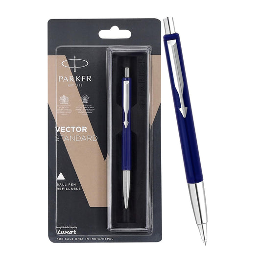 Parker VECTOR STANDARD Ball Pen with Chrome Trim