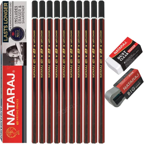 Nataraj BOLD 621 Pencil (Pack of 10)