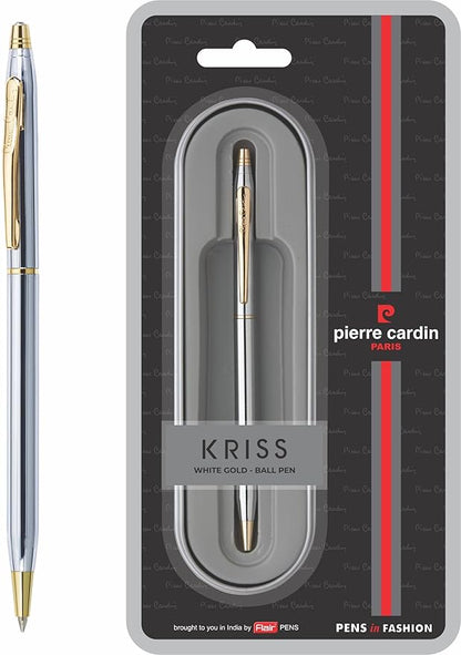 Pierre Cardin KRISS WHITE GOLD Ball Pen