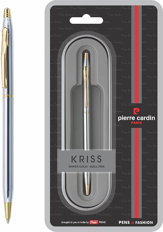 Pierre Cardin KRISS WHITE GOLD Ball Pen