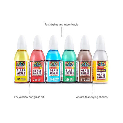 Camel Solvent Based Glass Colour 5ml (6 Shades)