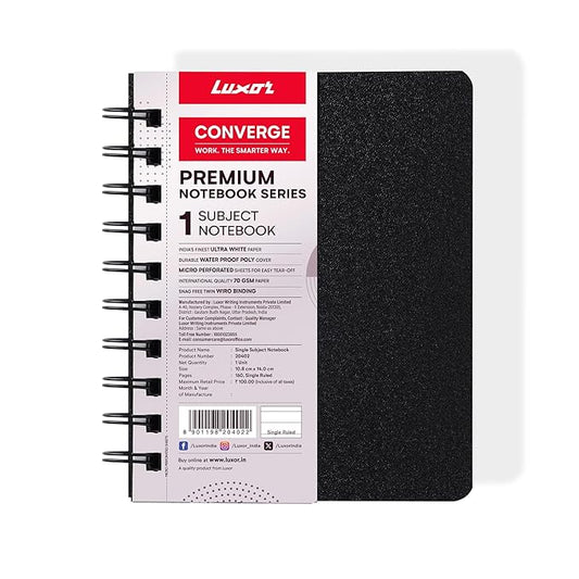 Luxor PREMIUM WIRO SERIES A5 NoteBook 160pgs